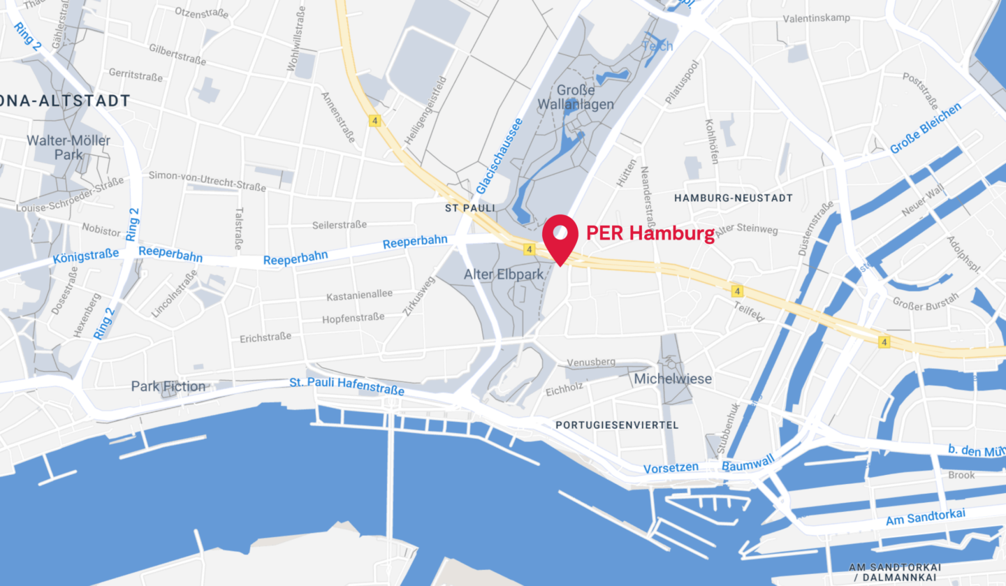 PER Standort Hamburg Karte