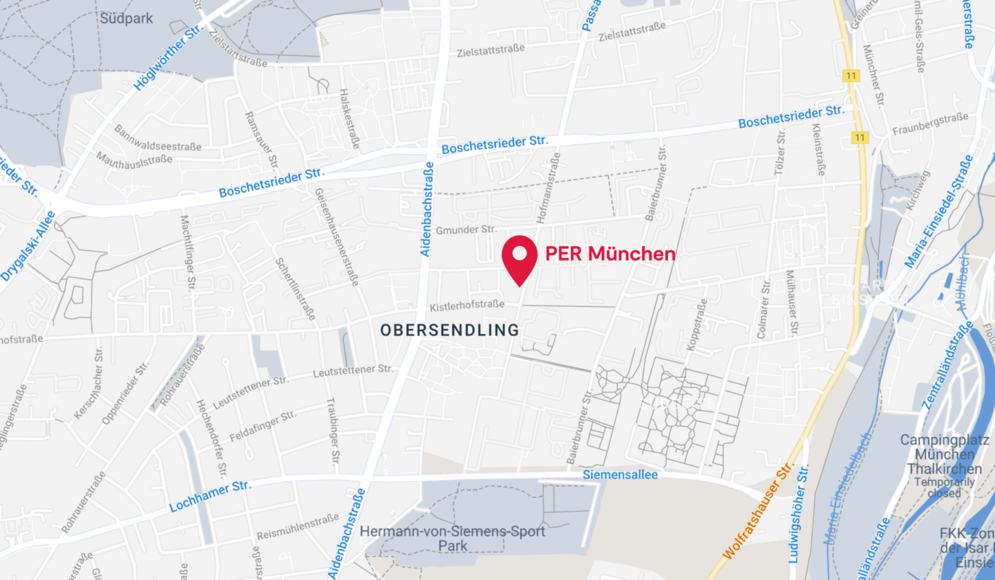 PER Standort München Karte