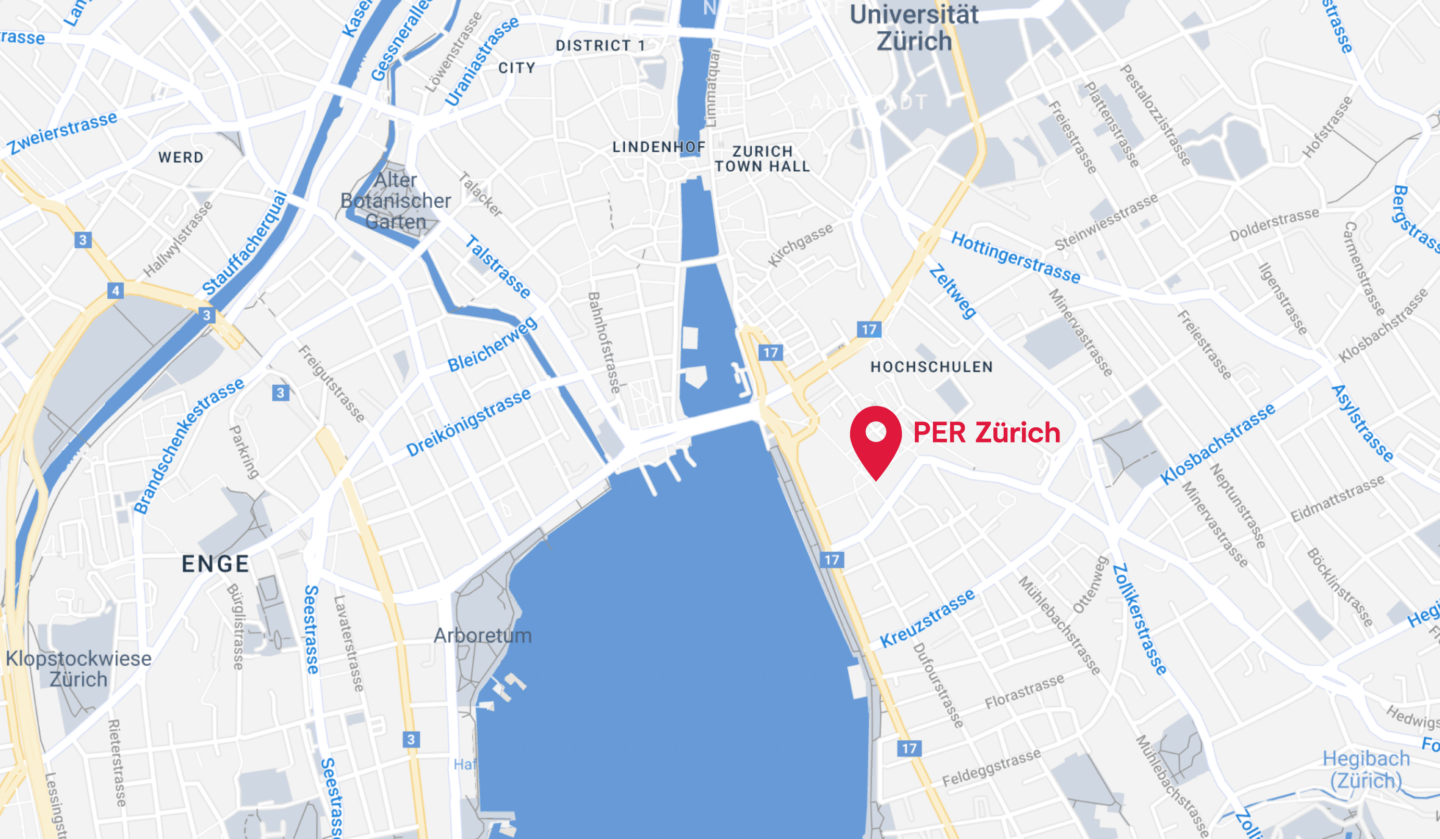 PER Standort Zürich Karte